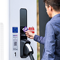 Bornes electriques sur le reseau APRR et AREA